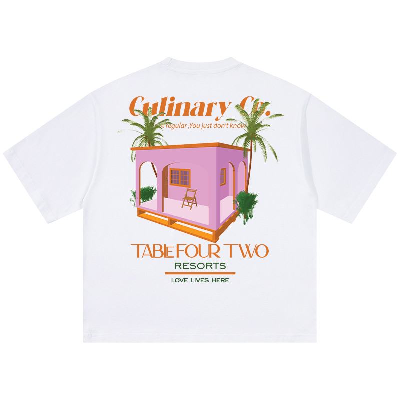 TABLE FOUR TWO RESORTS oversize t-shirt
