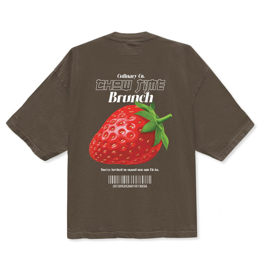 CHOW TIME oversized T-shirt