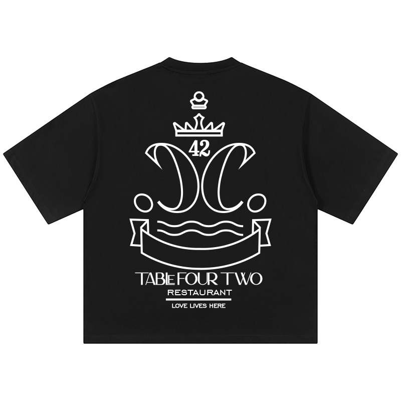 TABLE FOUR TWO RESTAURANT oversize t-shirt
